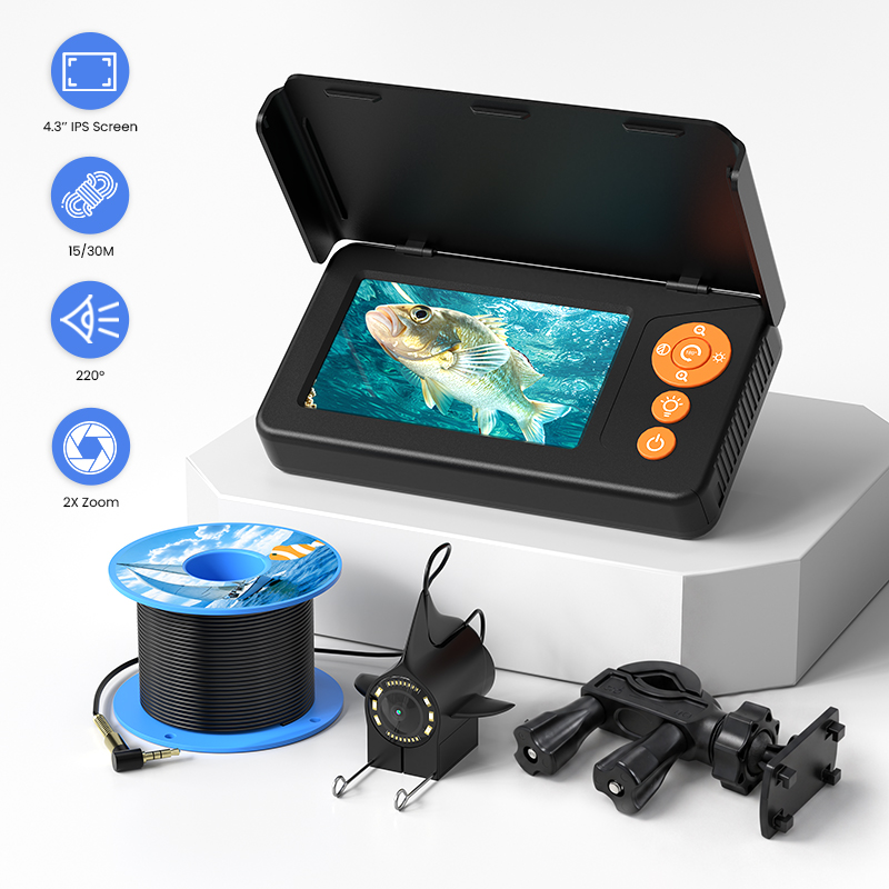 Fish Finder Portable - كاميرا صيد تحت الماء بشاشة 4.3