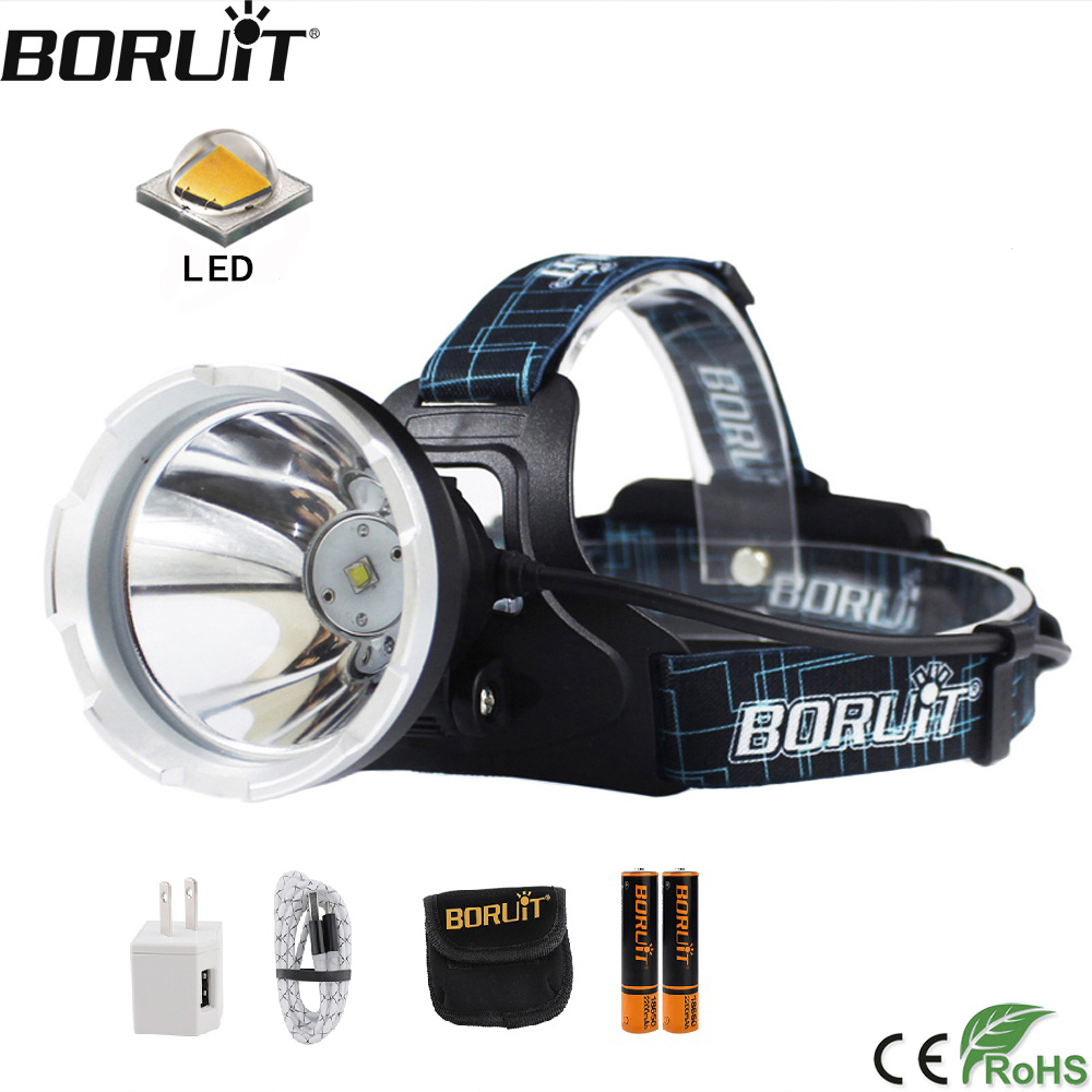 Fish Finder Charger - مصباح أمامي BORUIT B10 LED فائق