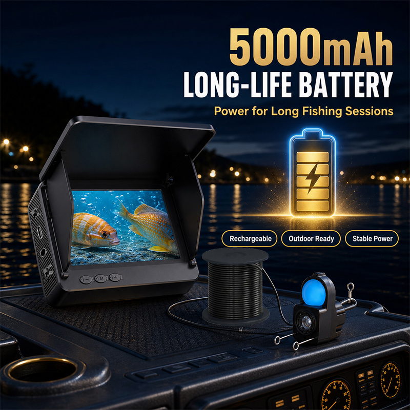 جهاز كشف الأسماك مع كاميرا تحت - مراجعة Fish Finder Portable وسعره