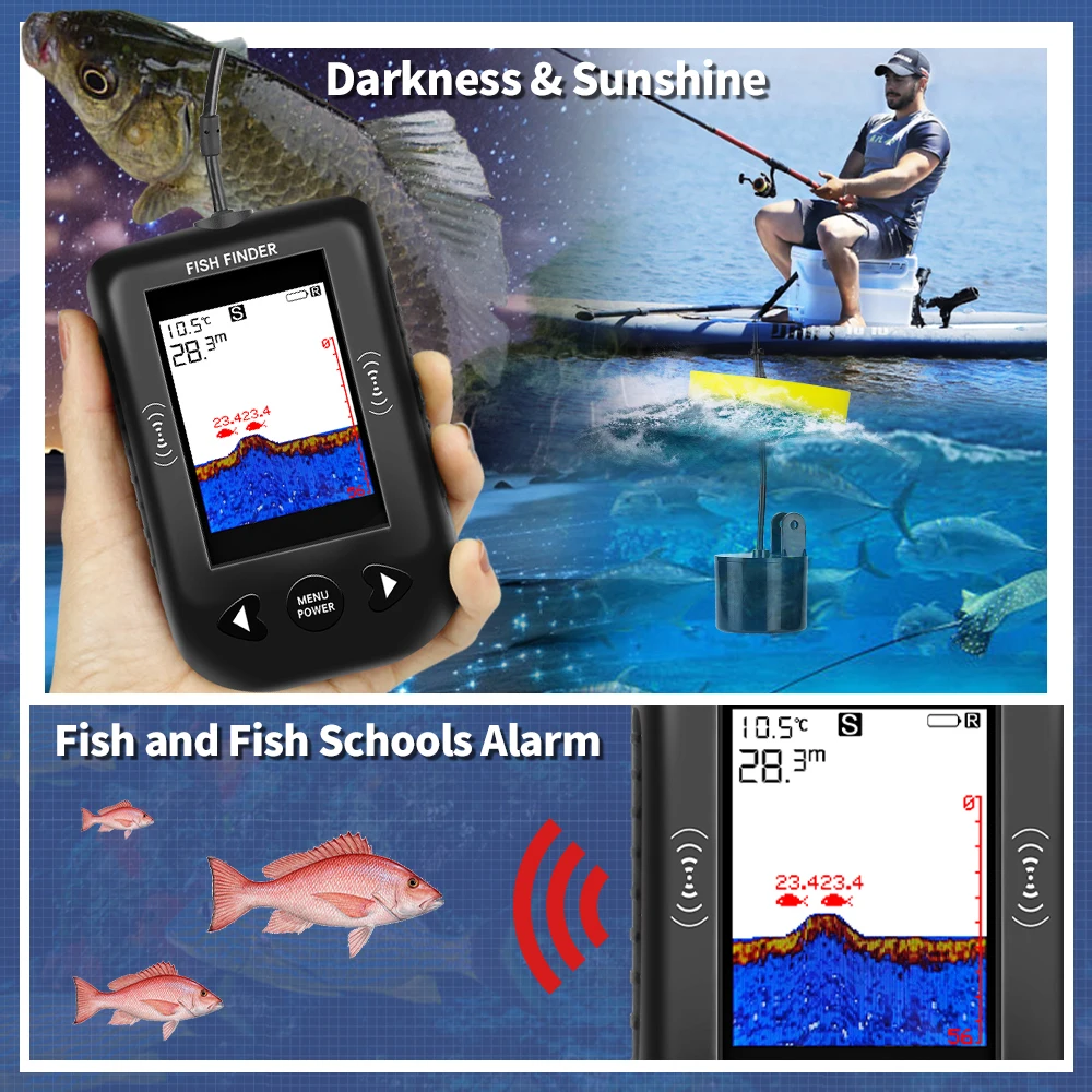 جهاز إلكتروني محمول Erchang XF - مراجعة Fish Finder Portable وسعره