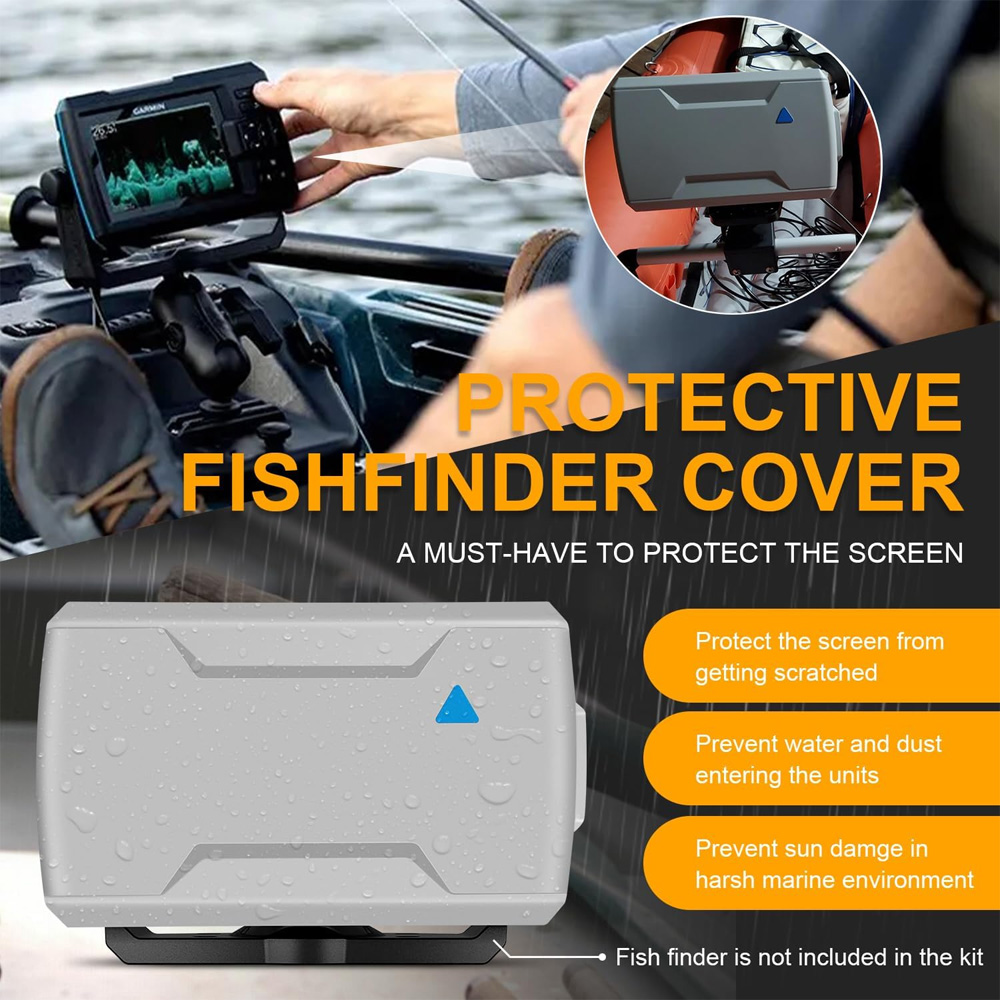 غطاء واقي من الشمس والغبار لجه - مراجعة Fish Finder Case وسعره