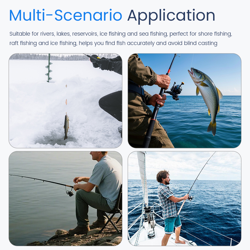 جهاز كشف الأسماك المحمول مع حا - مراجعة Fish Finder Portable وسعره