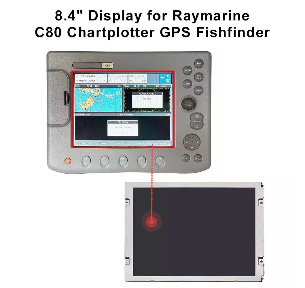 شاشة LCD مقاس 8.4 بوصة لإصلاح  - مراجعة Fish Finder Gps وسعره
