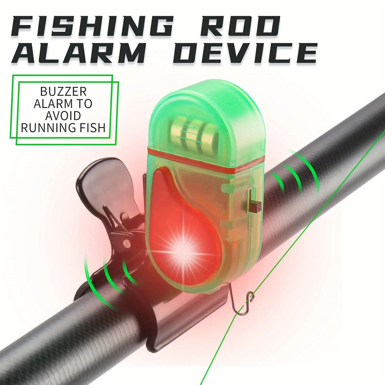 قطعتان من أجهزة إنذار لدغات ال - مراجعة Fish Alarm وسعره